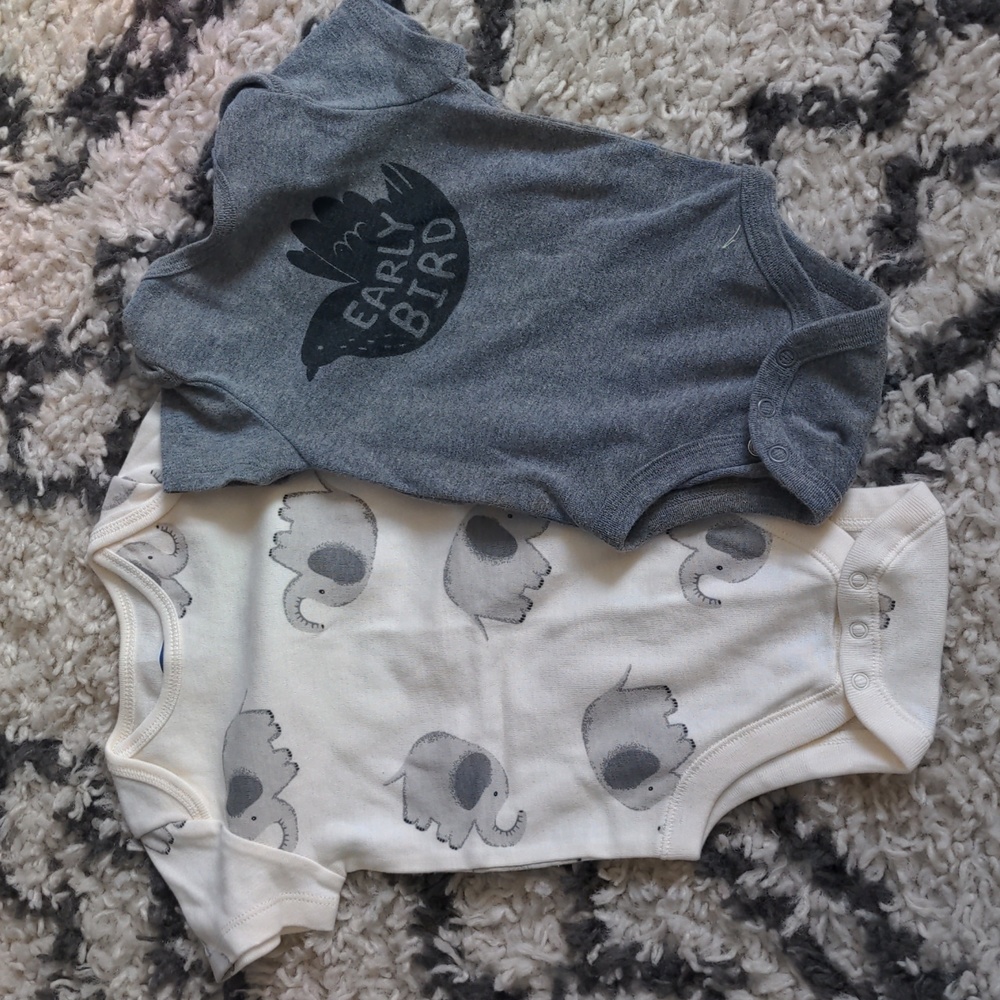 Two Random 6-12 months onesies